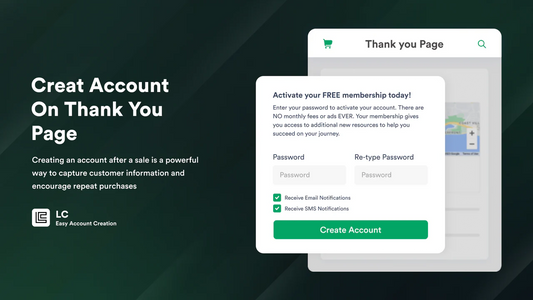 Boost Customer Retention: Create an Account on Thank You Page in Shopify